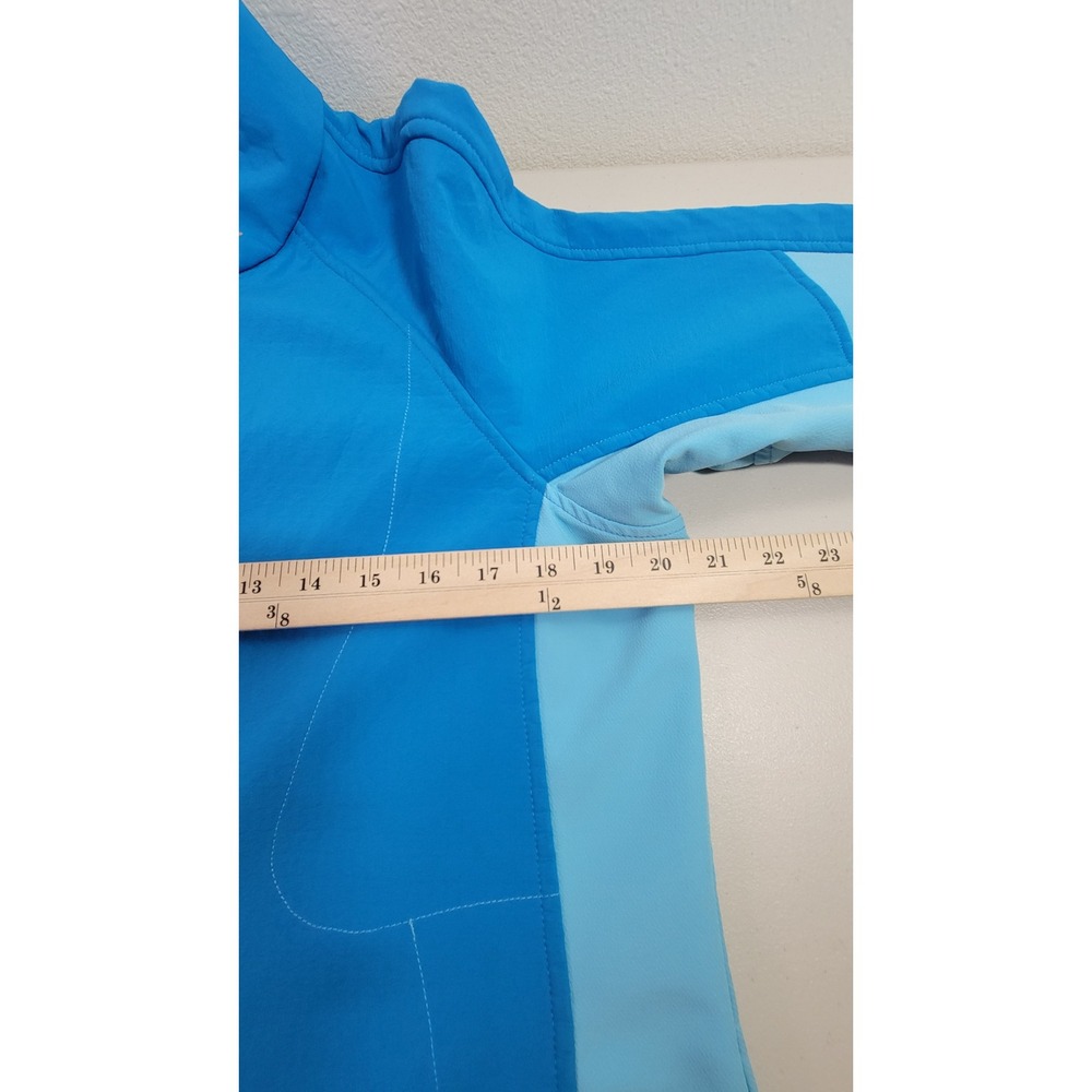 Brooks Women's Blue Light Blue Athletic Active Jacket Size Large Walking Running - Picture 12 of 16